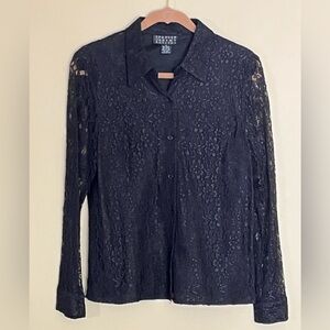 Vintage Spenser Jeremy petites lace blouse